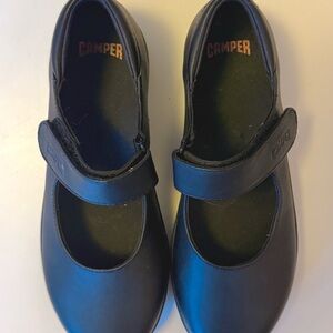 Camper Kids Black Dress Shoes